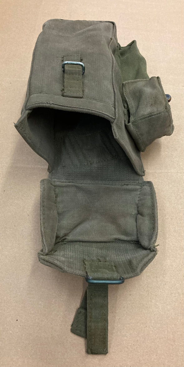 Vintage British P58 Web Equipment Right Side Ammunition Pouch