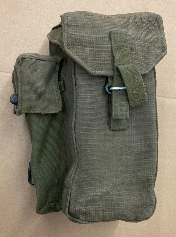 Vintage British P58 Web Equipment Right Side Ammunition Pouch