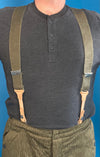 East German Uniform Trouser Suspenders