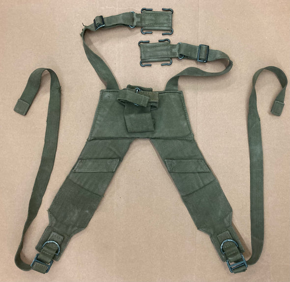 Vintage British P58 Web Equipment Yoke Suspenders