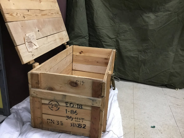 Soviet Era Wooden Storage Crate