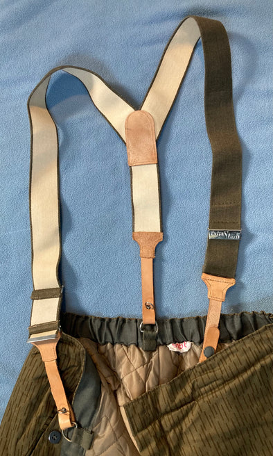 East German Uniform Trouser Suspenders