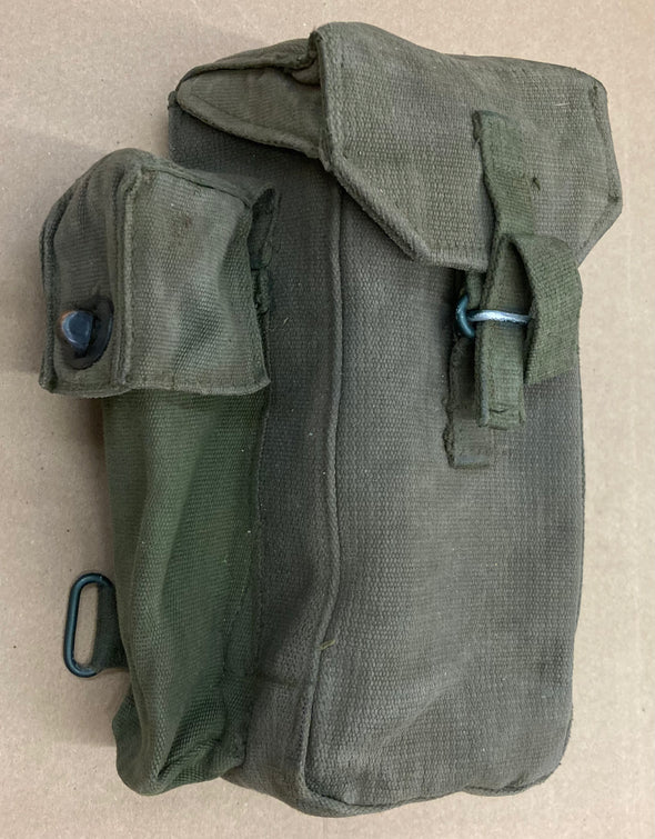 Vintage British P58 Web Equipment Right Side Ammunition Pouch