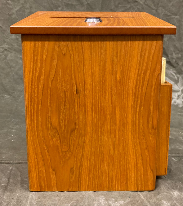 Wooden Ballot / Suggestion Box with Cards, Pen, Lock & Keys - NEW *Great buy*