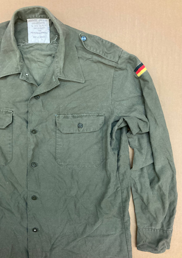 Vintage West German Army Bundeswehr Field Shirt