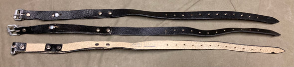 Vintage East German Black 1960's 3 Pack of Straps