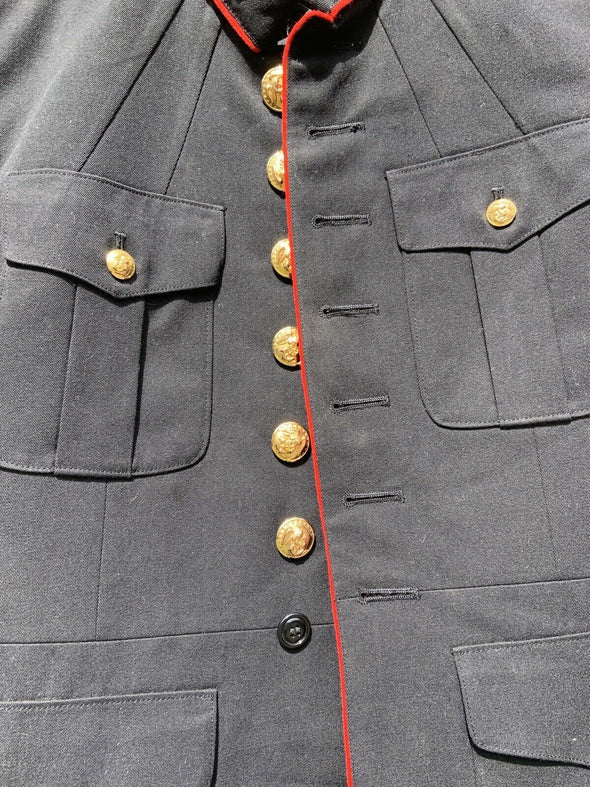 Authentic 41R USMC Dress Blue Jacket