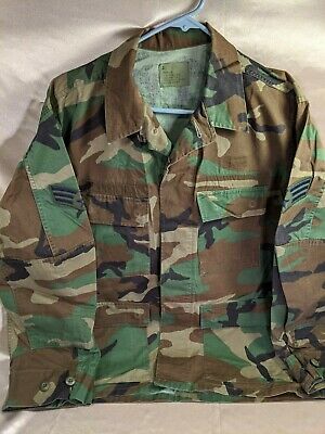 Vintage MEDIUM US Army Woodland BDU Shirt/Jacket Grab Bag