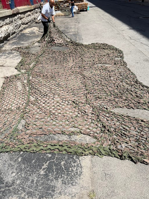 Vintage US Military 225 sq/ft Camo Netting