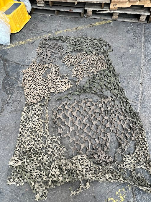 Vintage US Military 150 sq/ft 3 Tone Camo Netting