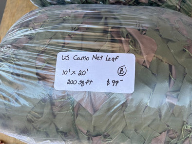 Vintage US Military 200 sq/ft "Leaf" Camo Netting